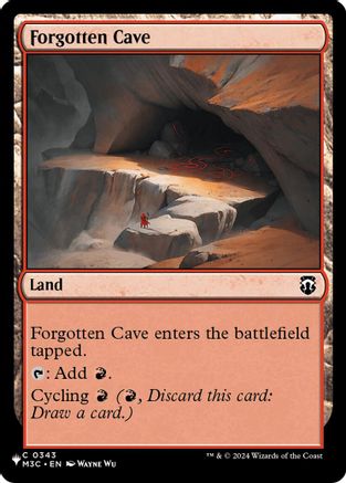 Forgotten Cave (M3C) (LIST-343) - The List Reprints