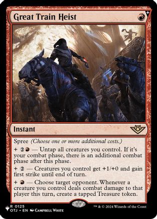 Great Train Heist (LIST-125) - The List Reprints