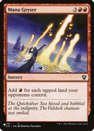 Mana Geyser (C21) (LIST-176) - The List Reprints