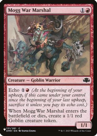 Mogg War Marshal (DMR) (LIST-131) - The List Reprints