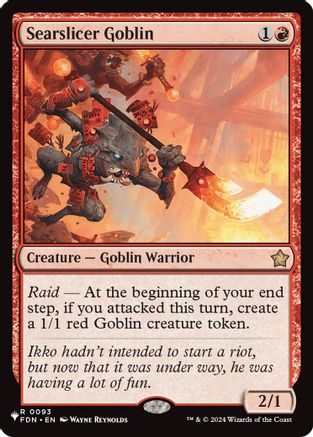 Searslicer Goblin (LIST-093) - The List Reprints
