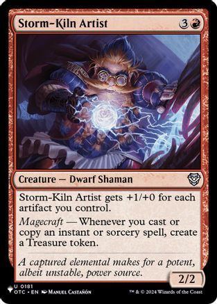 Storm-Kiln Artist (OTC) (LIST-181) - The List Reprints