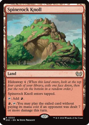 Spinerock Knoll (DSC) (LIST-300) - The List Reprints