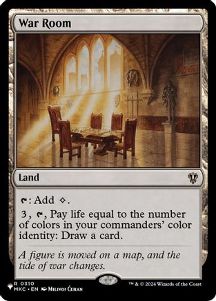 War Room (MKC) (LIST-310) - The List Reprints