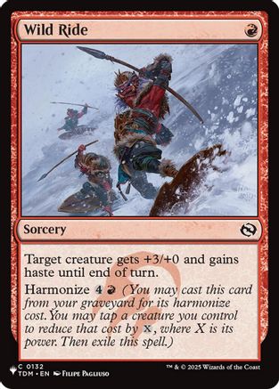 Wild Ride (LIST-132) - The List Reprints