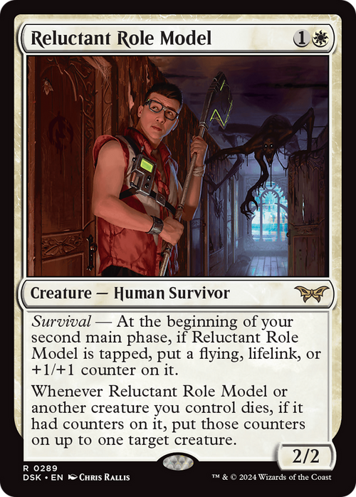 Reluctant Role Model (0289) (DSK-289) - Duskmourn: House of Horror Foil