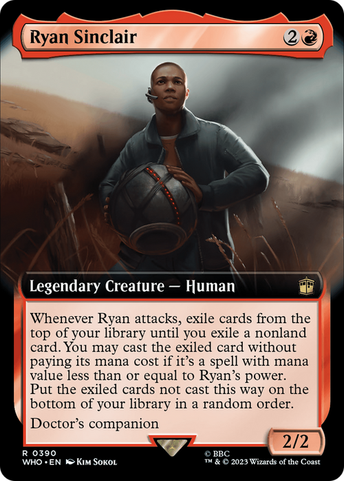 Ryan Sinclair (Extended Art) (WHO-390) - Doctor Who: (Extended Art) Foil