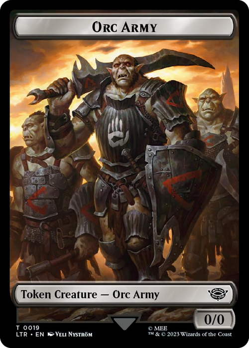 Orc Army (TLTR-019) - Tales of Middle-earth Tokens Foil