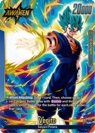 Son Goku/Vegeta // Vegito (Alternate Art) (FB10-025) - Cross Force Holofoil