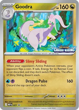 Goodra 077  - Holofoil ME Mega Evolution Promo - Promo