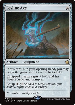 Leyline Axe (PPECL-129) - Promo Pack: Lorwyn Eclipsed Foil