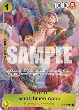 Scratchmen Apoo (Premium Card Collection -Best Selection Vol. 6-) (OP10-108) - One Piece Promotion Cards Foil