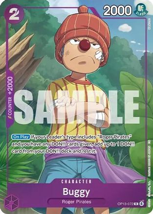 Buggy (Premium Card Collection -Best Selection Vol. 6-) (OP13-072) - One Piece Promotion Cards Foil
