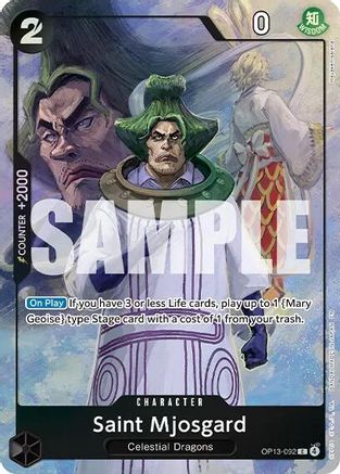 Saint Mjosgard (Premium Card Collection -Best Selection Vol. 6-) (OP13-092) - One Piece Promotion Cards Foil