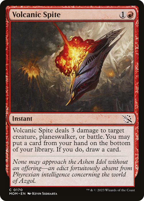 Volcanic Spite (MOM-170) - March of the Machine