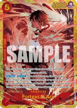 Portgas.D.Ace (118) (OP16-118) - The Time of Battle Foil