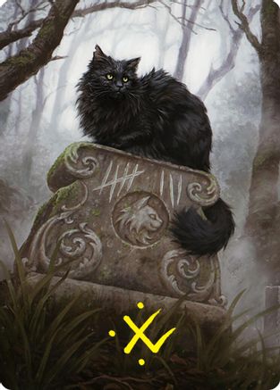 Nine-Lives Familiar 2 Art Card (36/54) (Gold-Stamped Signature) (ASFDN-036) - Art Series: Foundations