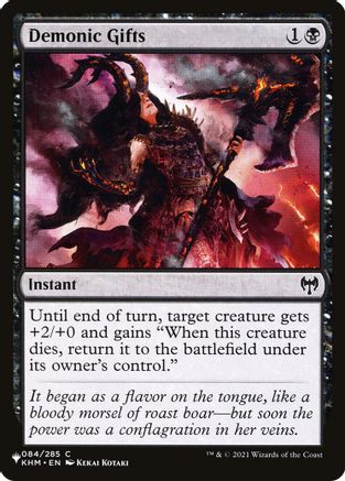 Demonic Gifts (LIST-084) - The List Reprints