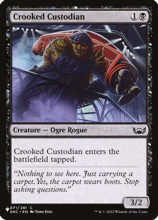 Crooked Custodian (LIST-071) - The List Reprints