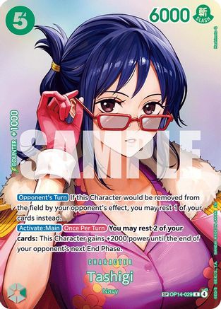 Tashigi (SP) (OP14-029) - The Time of Battle Foil