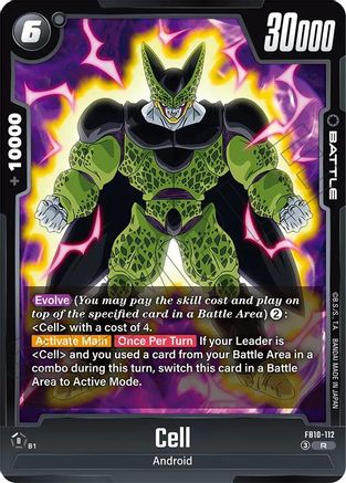 Cell - FB10-112 (FB10-112) - Cross Force Holofoil