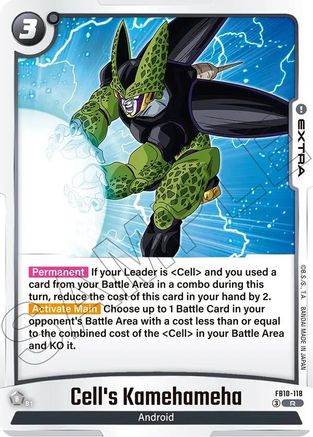 Cell's Kamehameha (FB10-118) - Cross Force Holofoil