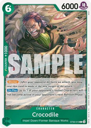 Crocodile (ST30-010) - Starter Deck EX: Luffy & Ace
