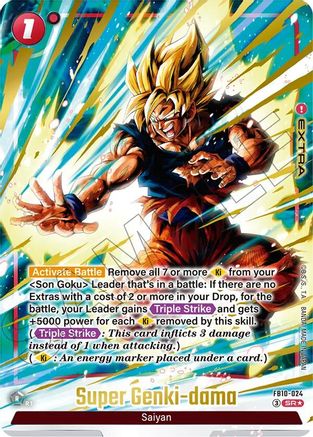Super Genki-dama (Alternate Art) (FB10-024) - Cross Force Holofoil