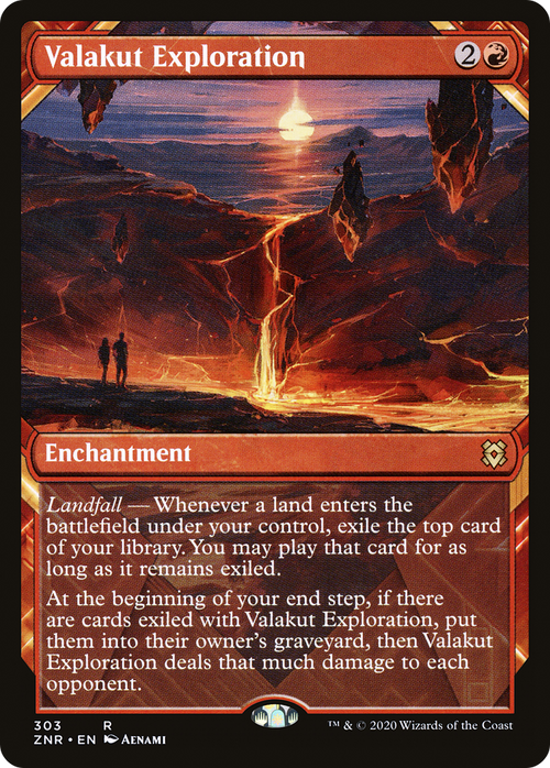 Valakut Exploration (Showcase) (ZNR-303) - Zendikar Rising: (Showcase)