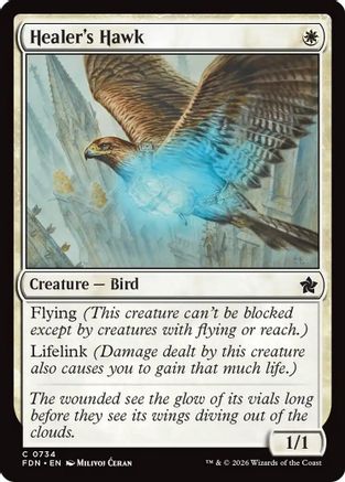 Healer's Hawk (0734) (FDN-734) - Foundations