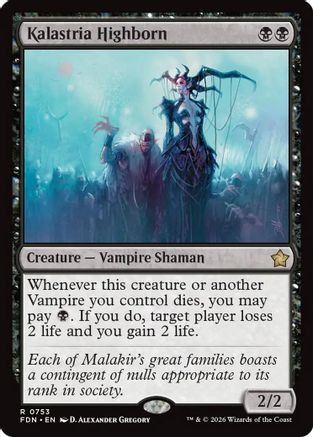 Kalastria Highborn (0753) (FDN-753) - Foundations