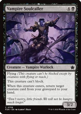 Vampire Soulcaller (0758) (FDN-758) - Foundations