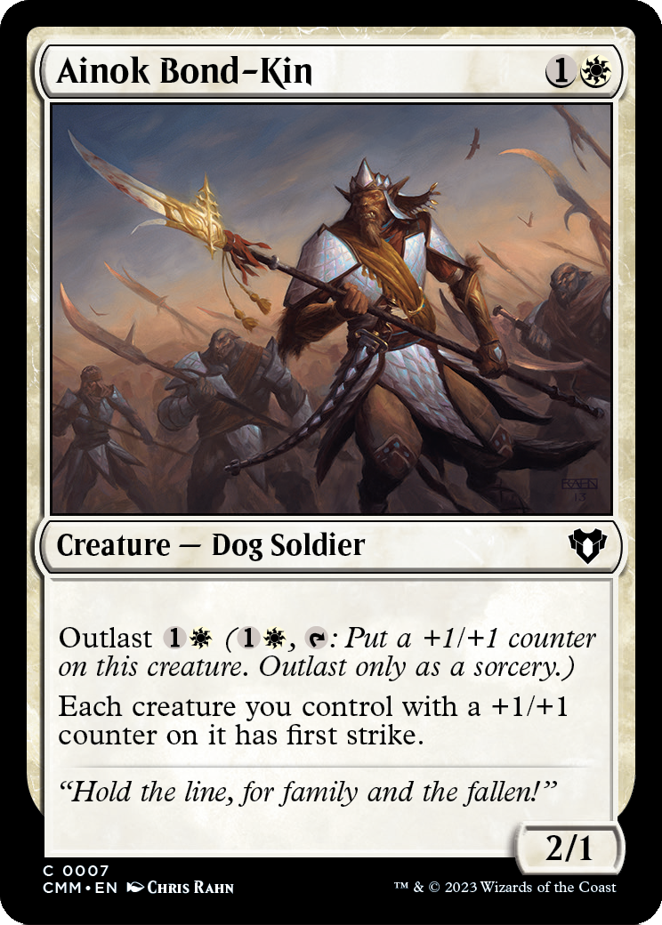 Ainok Bond-Kin (CMM-007) - Commander Masters Foil