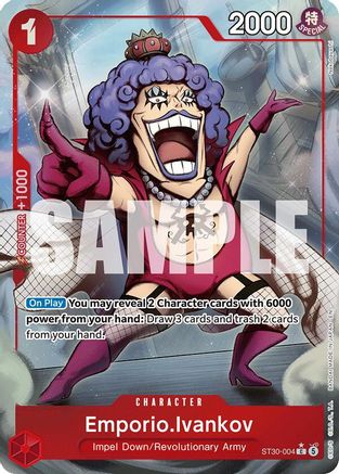 Emporio.Ivankov (Full Art) (ST30-004) - Starter Deck EX: Luffy & Ace Foil
