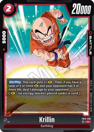 Krillin - FB10-006 (FB10-006) - Cross Force Holofoil
