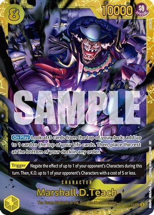 Marshall.D.Teach (119) (OP16-119) - The Time of Battle Foil