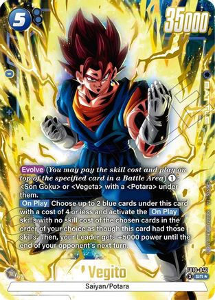 Vegito - FB10-040 (Alternate Art) (FB10-040) - Cross Force Holofoil