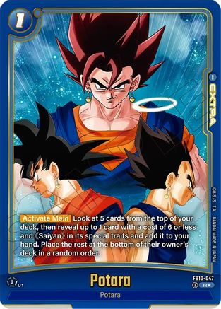 Potara (Alternate Art) (FB10-047) - Cross Force Holofoil