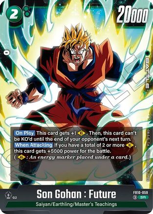 Son Gohan : Future - FB10-059 (FB10-059) - Cross Force Holofoil