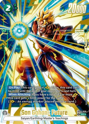 Son Gohan : Future - FB10-059 (Alternate Art) (FB10-059) - Cross Force Holofoil