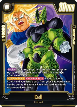 Cell - FB10-112 (Alternate Art) (FB10-112) - Cross Force Holofoil