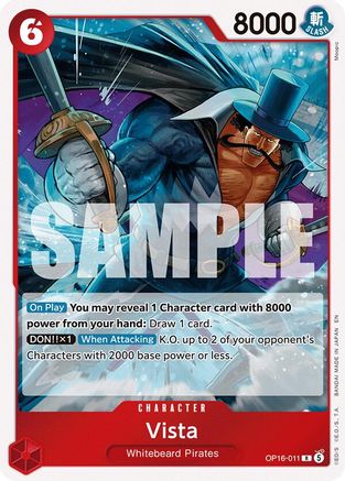Vista (OP16-011) - The Time of Battle Foil