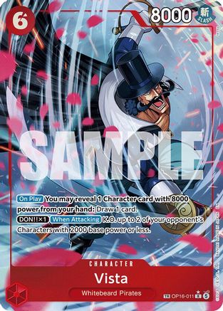 Vista (TR) (OP16-011) - The Time of Battle Foil
