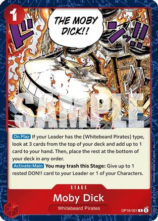 Moby Dick (OP16-021) - The Time of Battle Foil