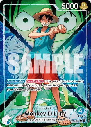 Monkey.D.Luffy (022) (Alternate Art) (OP16-022) - The Time of Battle Foil