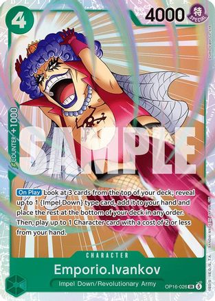 Emporio.Ivankov (026) (OP16-026) - The Time of Battle Foil
