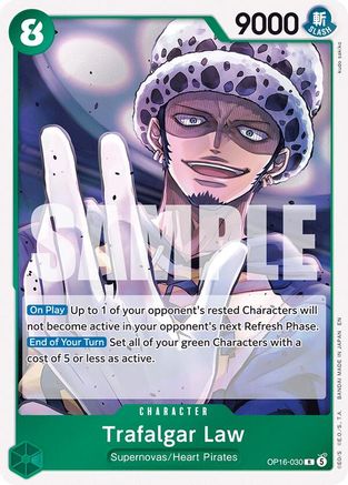 Trafalgar Law (030) (OP16-030) - The Time of Battle