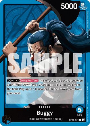 Buggy (041) (OP16-041) - The Time of Battle
