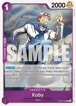 Koby (OP16-064) - The Time of Battle Foil