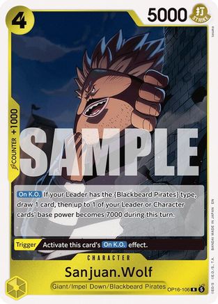 Sanjuan.Wolf (OP16-106) - The Time of Battle Foil